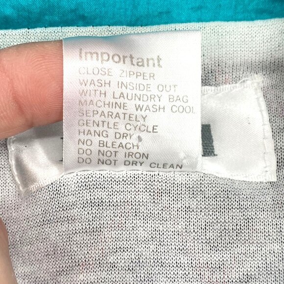 Vtg Rafael Wind Breaker Jacket FullZip Dopamine Colorful Aztec Southwest 90s XS - Picture 9 of 11